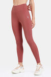 Zelocity Quick Dry Gym Leggings - Mineral Red — thumbnail 2